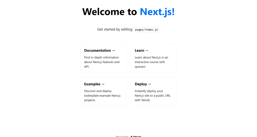 demo of Next.js app